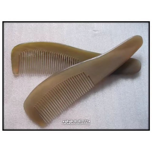 越南精品水牛角梳子 坚韧不易断 厚实有手感 按摩梳