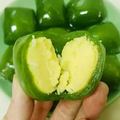 越南特产夫妻 纯手工制作绿豆糕纯天然糕点零食风味小吃500g/包