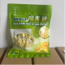 越南特产喜糖猫山王榴莲糖400克 越南特产喜糖猫山王榴莲糖400克